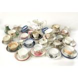 A reference collection of late 18th and early 19th century tea wares of various form including