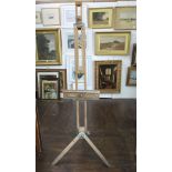 A Windsor and Newton adjustable floor standing easel