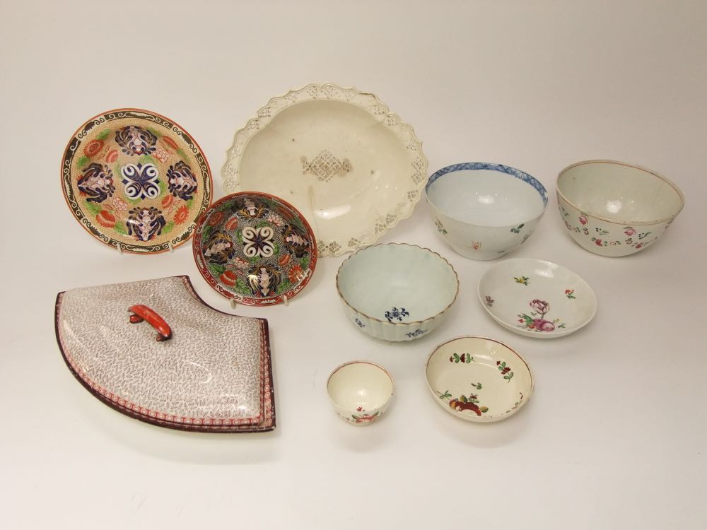 A collection of late 18th and early 19th century English ceramics including an 18th century