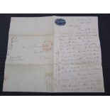 A hand written letter on note paper embossed American and Foreign Anti-Slavery Society, New York,