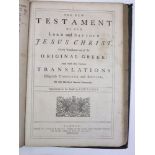 An 18th century bible including the Apocrypha, printed by Thomas Baskett, 1759.