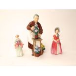A Royal Doulton figure of Flora, HN2349 together with two further figures of Diana and Denise.