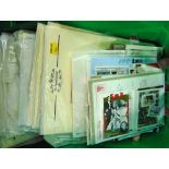 A box containing a large quantity of Royal Commemorative stamps and first day covers including