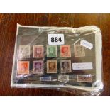 A collection of approx 40 A5 size stock cards containing a collection Commonwealth and Empire stamps