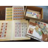 An album containing a quantity of Royal Wedding commemorative stamps from Mauritius, Lesotho,