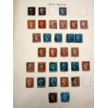 A collection of GB stamps from 1840 QV, LE and SP, to QE in a Stanley Gibbons printed pages