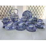 An extensive collection of Copeland Spode Italian pattern blue and white printed wares including a