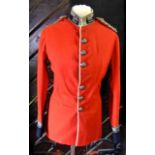 Officers jacket from Royal Berkshire Regiment with epaulettes and regimental buttons together with