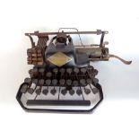 A Blickensderfer vintage typewriter made in the USA.