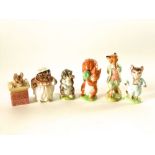 A collection of two Beswick Beatrix Potter figures of Miss Moppet and Squirrel Nutkin, together with