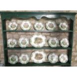 An extensive collection of Copeland Spode Byron pattern dinner, coffee and tea wares, comprising a