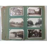 Two albums containing a large quantity of mixed postcards, subjects including topographical,