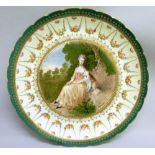 VIENNA CABINET/ WALL HANGING PLATE AFTER GAINSBOROUGH (DIA: 29 cm)