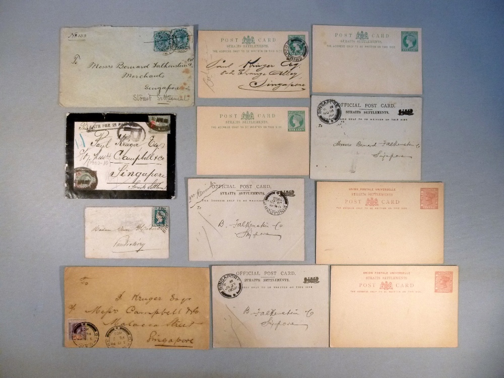 OFFICIAL STRAITS SETTLEMENTS POSTCARDS AND STAMPED ENVELOPES, 1901-1903 [12]