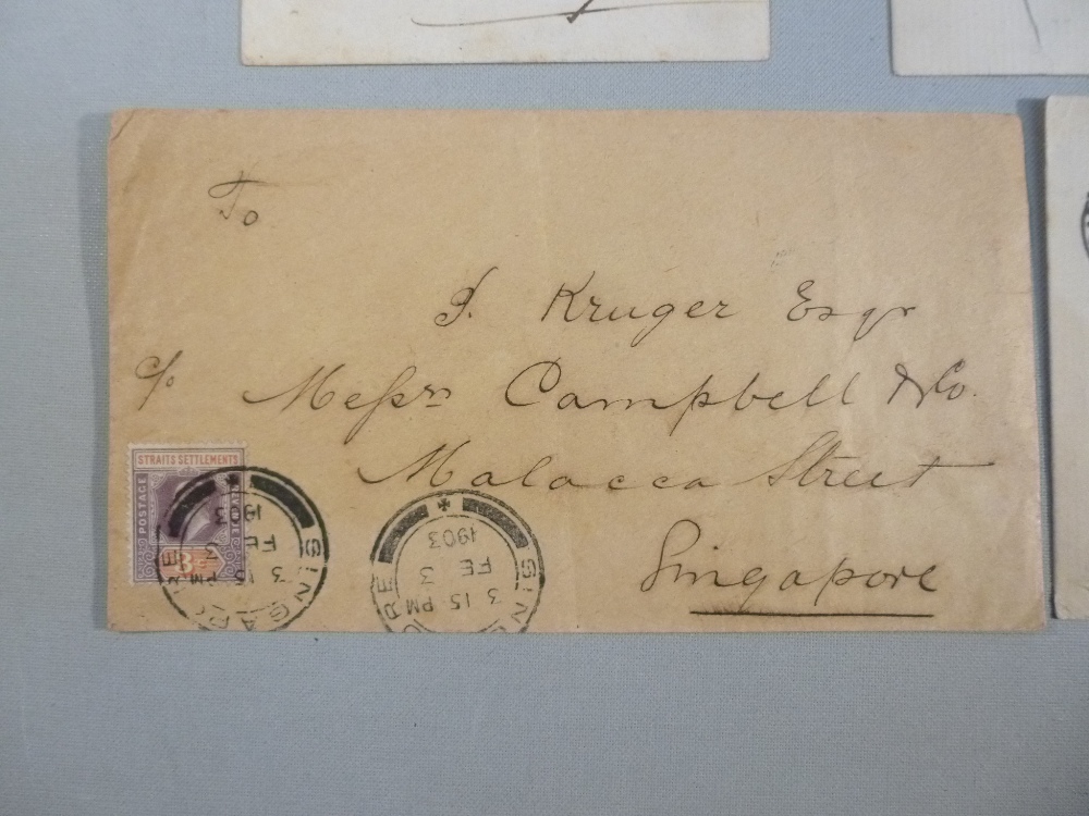 OFFICIAL STRAITS SETTLEMENTS POSTCARDS AND STAMPED ENVELOPES, 1901-1903 [12] - Bild 3 aus 5