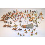 BRITAIN'S AND OTHER VARIOUS LEAD TOY SOLDIERS, CAVALRY, FIRST WORLD WAR INFANTRY (OVER 80