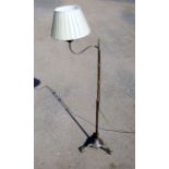 METAL LAMP STANDARD (H: 159 cm WITH SHADE)
