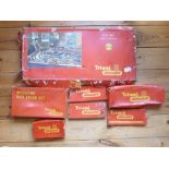 A TRI-ANG RS.33 ELECTRIC MODEL RAILROAD, BOXED, A R.400 OPERATING MAIL COACH SET, BOXED AND A