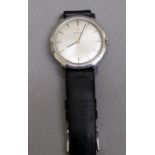 A 1960's OMEGA GENTLEMAN'S STAINLESS STEEL MANUAL WIND WRISTWATCH