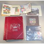 DEFINITIVES, STAMP PRESENTATION PACKS, 1st DAY COVERS, TWO STOCK BOOKS AND A ROYAL EVENTS ALBUM