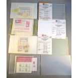 56 PACKS CONTAINING STANLEY GIBBONS SHEETLETS AND OTHER STAMPS OF CHARLES AND DIANA'S ROYAL WEDDING,