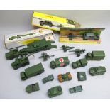 DINKY TOYS VOLKSWAGEN K.D.F. WITH P.A.K. ANTI-TANK GUN No. 617 (NO SHELLS) IN ORIGINAL BOX AND DINKY