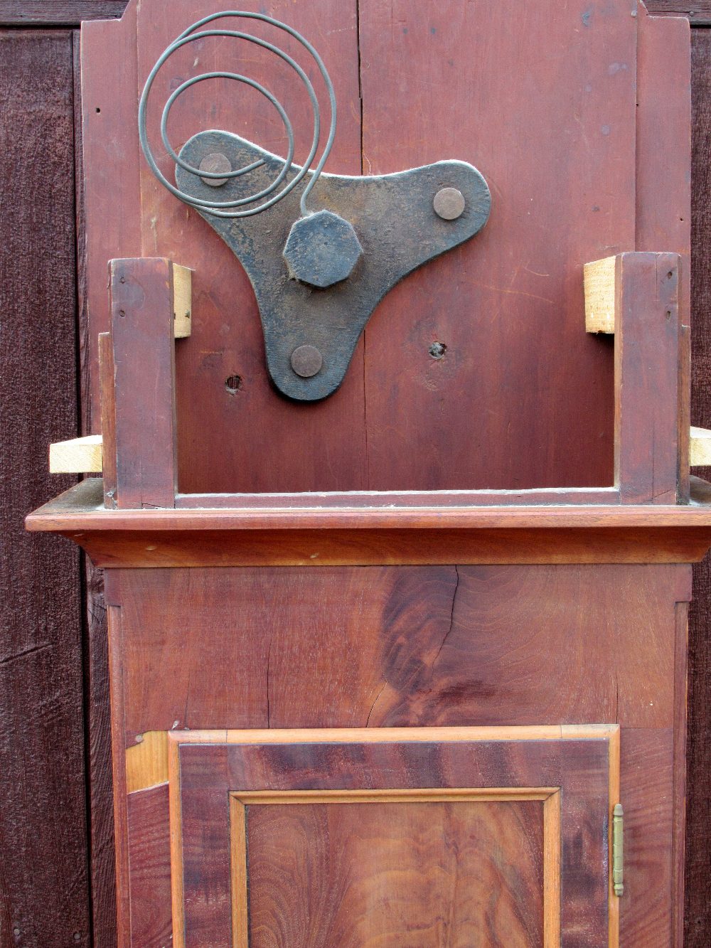 A C19th IRISH LONGCASE CLOCK WITH A CIRCULAR DIAL INSCRIBED "GARDNER GRAFTON STREET, DUBLIN" WITH - Image 6 of 12