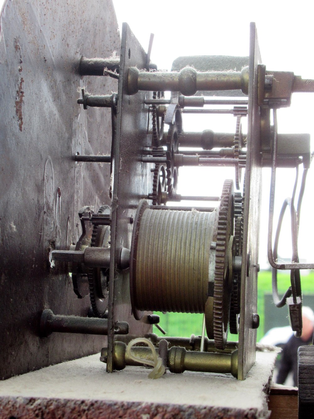 A C19th IRISH LONGCASE CLOCK WITH A CIRCULAR DIAL INSCRIBED "GARDNER GRAFTON STREET, DUBLIN" WITH - Image 3 of 12