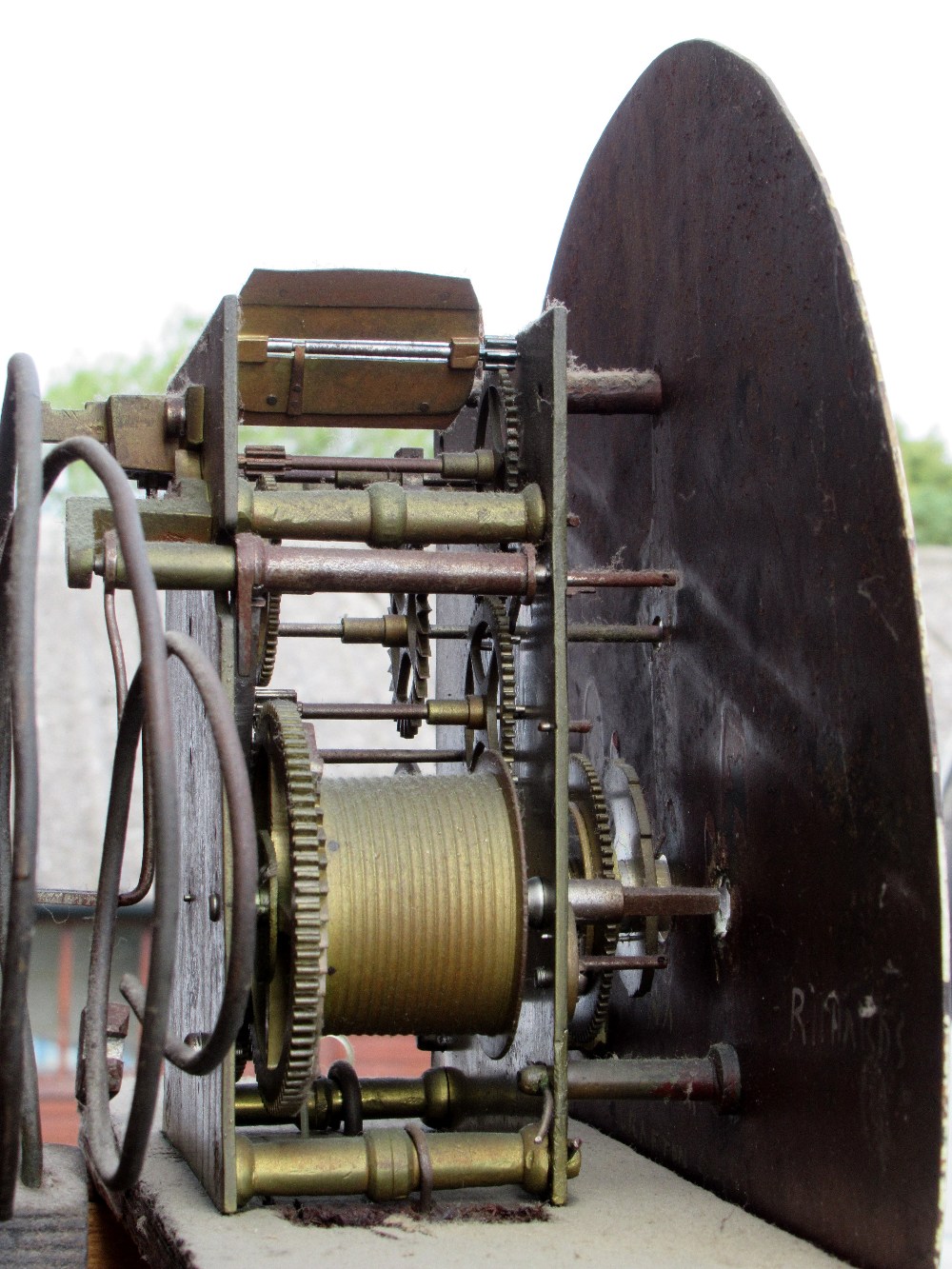 A C19th IRISH LONGCASE CLOCK WITH A CIRCULAR DIAL INSCRIBED "GARDNER GRAFTON STREET, DUBLIN" WITH - Image 4 of 12