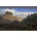 Johannes Niessen (Köln 1821 - Köln 1910) Italienische Landschaft Öl/Lw., 32 x 45 cm, r. u. sign.
