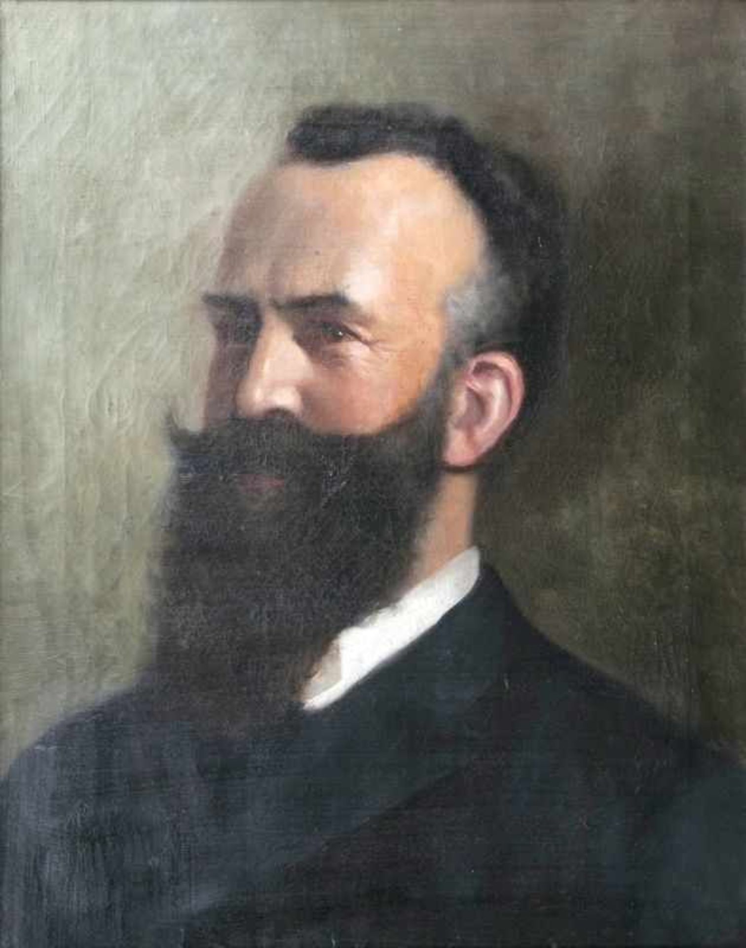 Portraitmaler tätig Anfang 20. Jh. Theodor Herzl Öl/Lw., 53,5 x 44 cm. - Theodor Herzl war der