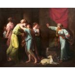 Angelica Kauffmann (Chur 1741 - Rom 1807), Umkreis Die Rückkehr des Telemach Öl/Lw., 100,5 x 126 cm,