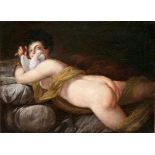 Französischer Meister tätig 2. Hälfte 18. Jh. Die Venus mit dem Silberblick Öl/Lw., 33,5 x 46 cm,