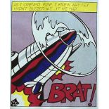 ROY LICHTENSTEIN - As I Opened Fire [later edition]