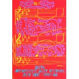 KEITH HARING & ANDY WARHOL - 20th Montreux Jazz Festival