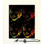 ANDY WARHOL - Four Multicolored Marilyns #3