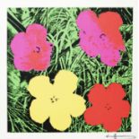 ANDY WARHOL - Flowers ("Red & Green")