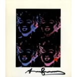 ANDY WARHOL - Four Multicolored Marilyns #1