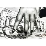 HELMUT NEWTON - Fat Hand and Dollars