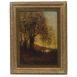 JEAN-BAPTISTE-CAMILLE COROT [par/imputee] - Arbres pres de la foret