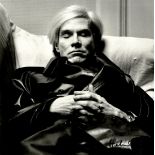 HELMUT NEWTON - Andy Warhol, Sleeping