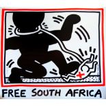 KEITH HARING - Free South Africa