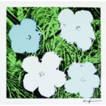 ANDY WARHOL - Flowers ("Blue & Green")