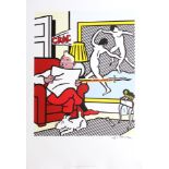 ROY LICHTENSTEIN - Tintin Reading II