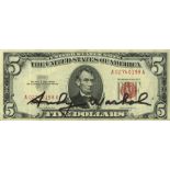 ANDY WARHOL - Five Dollar Lincoln