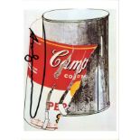 ANDY WARHOL - Big Torn Campbells' Soup Can