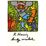 ANDY WARHOL & KEITH HARING - Andy Mouse IV, Homage to Warhol