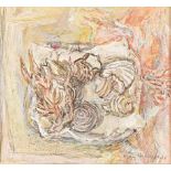 May (Mary Ellen) Hillhouse (South African 1908-1989) COLLECTION OF SHELLS signed mixed media on