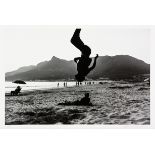 GARY VAN WYK, (SOUTH AFRICAN, 1981 -): 'HOUT BAY BEACH, 2016', SILVER GELATIN PRINT, SIGNED AND