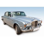 A 1972 ROLLS ROYCE SILVER SHADOW 51600 miles, 6230cc V8, astral blue, navy blue leather interior,